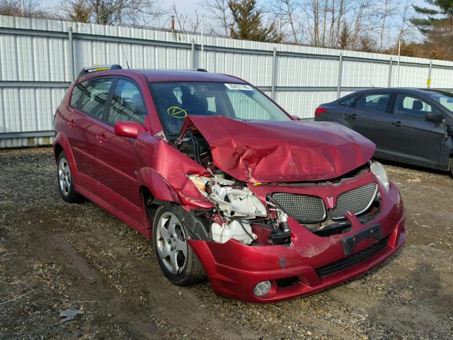 5Y2SL65896Z457136 - 2006 PONTIAC VIBE BURGUNDY photo 1