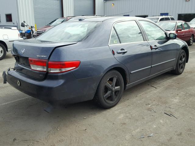 1HGCM56804A010458 - 2004 HONDA ACCORD EX BLUE photo 4