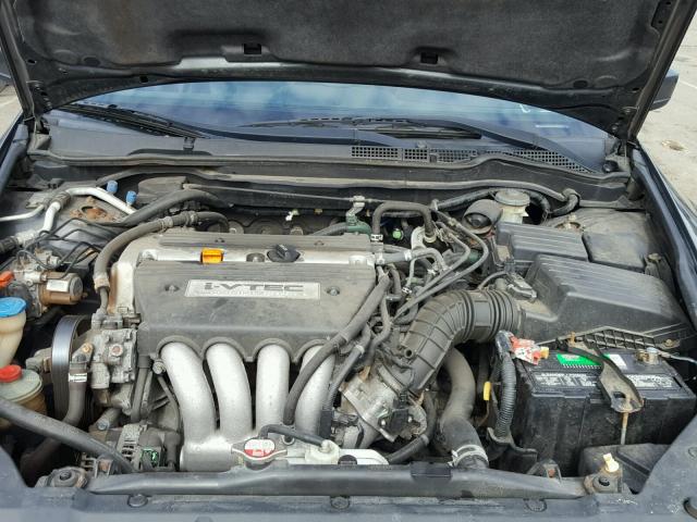 1HGCM56804A010458 - 2004 HONDA ACCORD EX BLUE photo 7