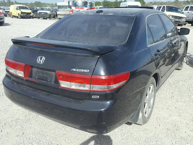 1HGCM66584A058222 - 2004 HONDA ACCORD EX BLACK photo 4