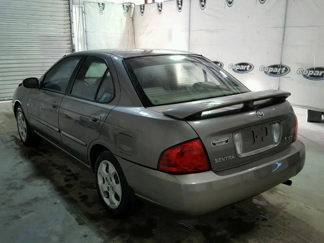 3N1CB51D75L490908 - 2005 NISSAN SENTRA 1.8 BEIGE photo 3