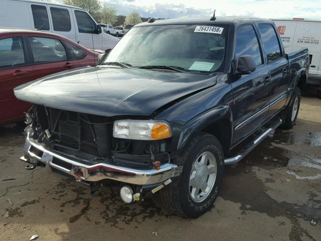 2GTEK13T841405657 - 2004 GMC NEW SIERRA BLACK photo 2