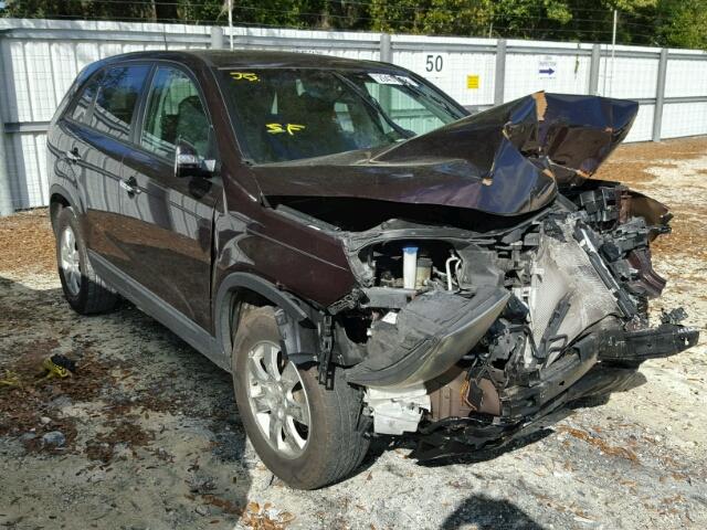 5XYKT3A11BG174424 - 2011 KIA SORENTO BA BURGUNDY photo 1