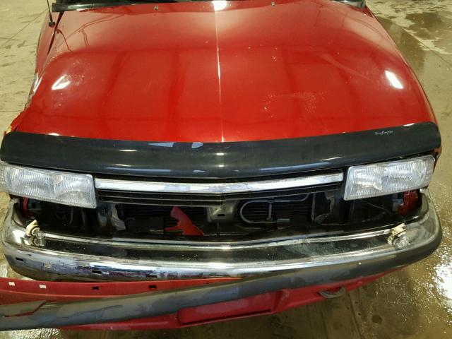 1GNDT13W7W2163926 - 1998 CHEVROLET BLAZER MAROON photo 7