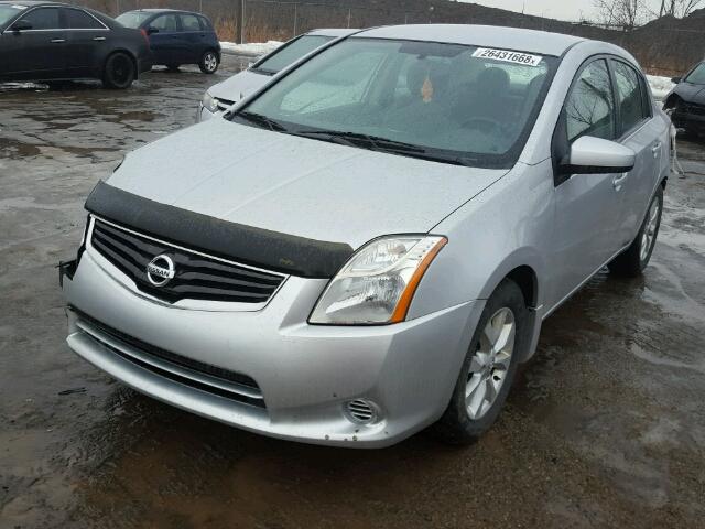 3N1AB6APXBL631117 - 2011 NISSAN SENTRA 2.0 SILVER photo 2