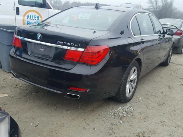 WBAKB4C56CC577049 - 2012 BMW 740 LI BLACK photo 4