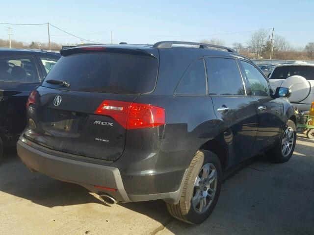 2HNYD28489H514319 - 2009 ACURA MDX TECHNO BLACK photo 4