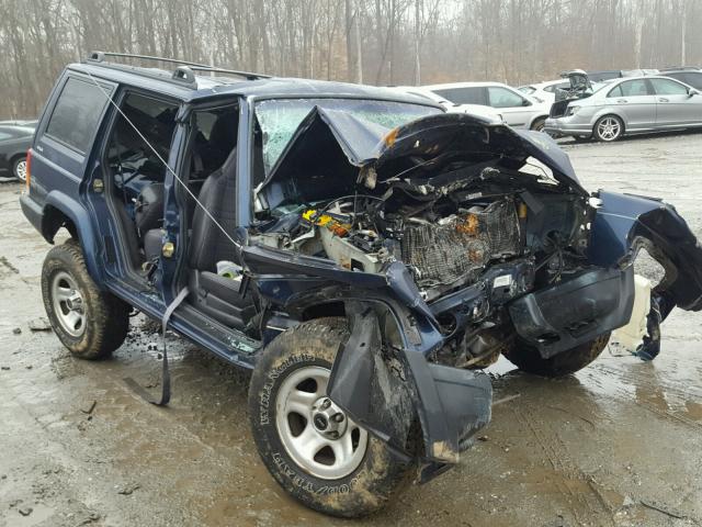 N0V1N26432288 - 2000 JEEP CHEROKEE S BLUE photo 1