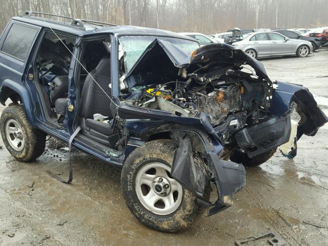 N0V1N26432288 - 2000 JEEP CHEROKEE S BLUE photo 10