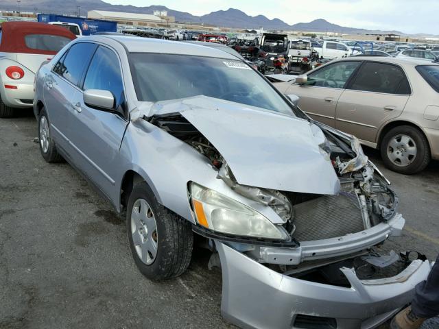 1HGCM56457A163483 - 2007 HONDA ACCORD LX SILVER photo 1