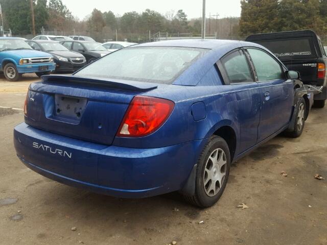 1G8AN12F65Z161169 - 2005 SATURN ION LEVEL BLUE photo 4