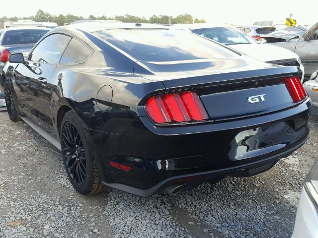 1FA6P8CF0G5262057 - 2016 FORD MUSTANG GT BLACK photo 3