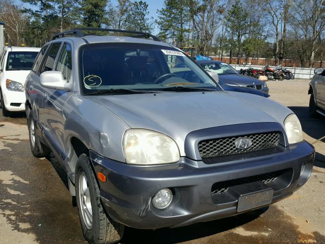 KM8SC13D62U336750 - 2002 HYUNDAI SANTA FE G SILVER photo 1