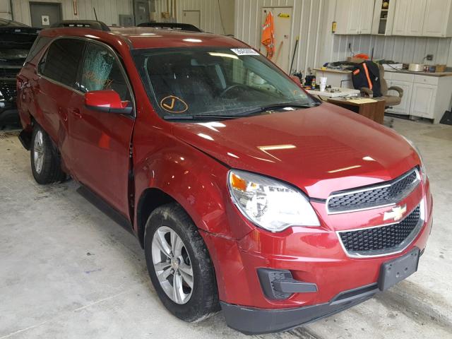 1GNALBEK5FZ133060 - 2015 CHEVROLET EQUINOX LT MAROON photo 1