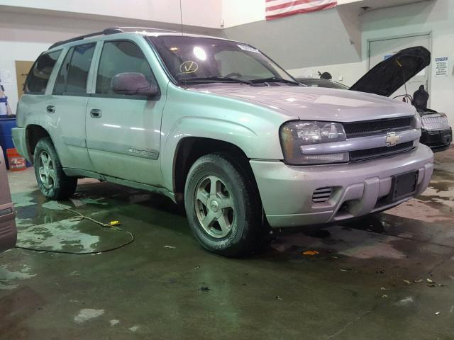 1GNDT13S042123598 - 2004 CHEVROLET TRAILBLAZE SILVER photo 1