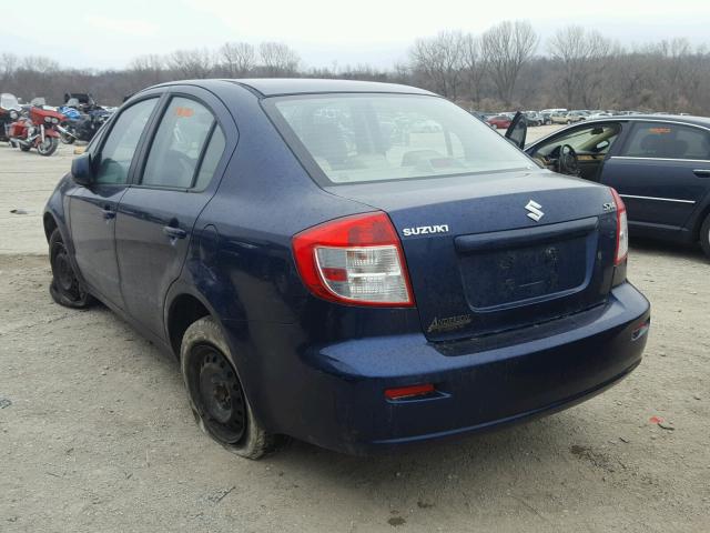 JS2YC412485106229 - 2008 SUZUKI SX4 BLUE photo 3