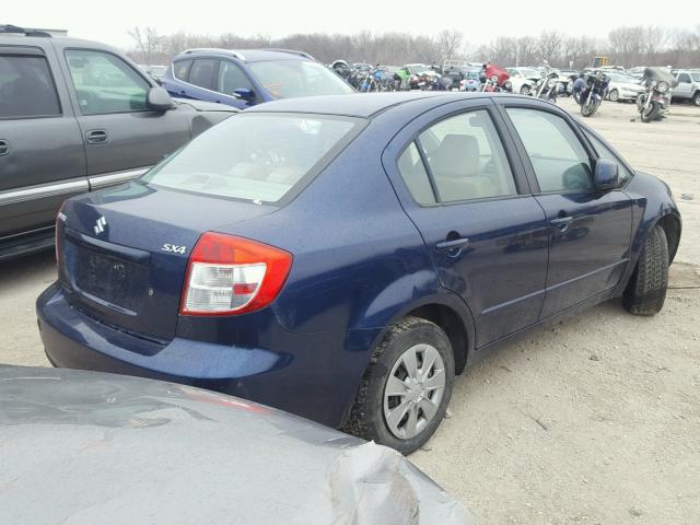 JS2YC412485106229 - 2008 SUZUKI SX4 BLUE photo 4