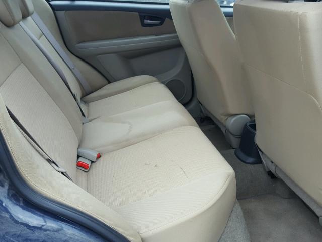 JS2YC412485106229 - 2008 SUZUKI SX4 BLUE photo 6