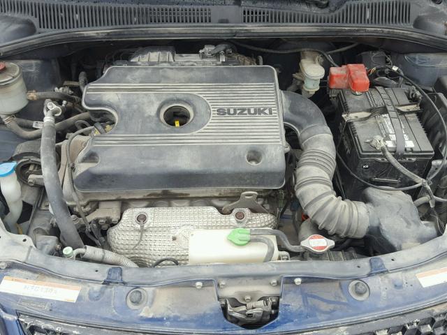 JS2YC412485106229 - 2008 SUZUKI SX4 BLUE photo 7