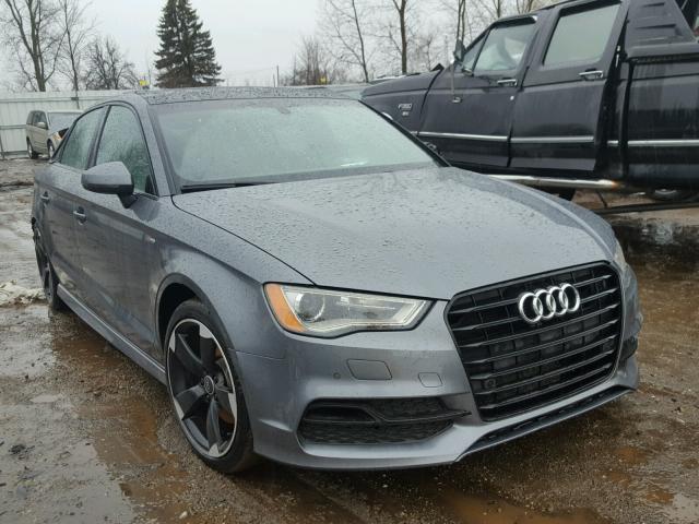 WAUB8GFF7G1049395 - 2016 AUDI A3 PREMIUM GRAY photo 1