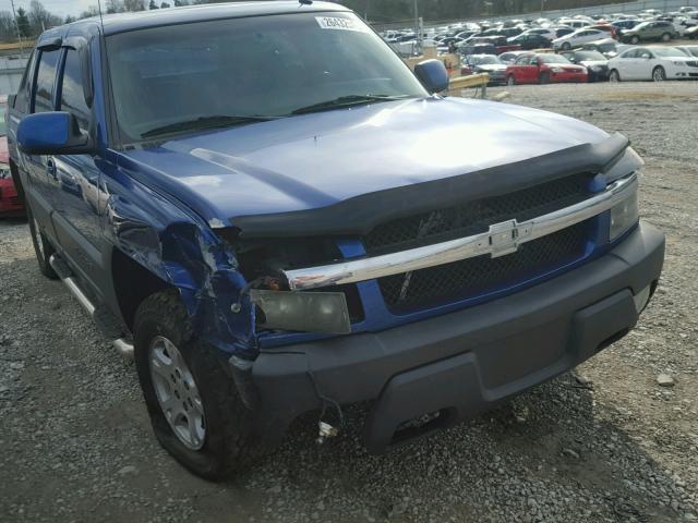 3GNEK13T23G108624 - 2003 CHEVROLET AVALANCHE BLUE photo 1