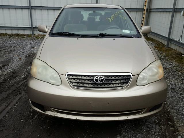 2T1BR32E35C507965 - 2005 TOYOTA COROLLA CE BEIGE photo 9