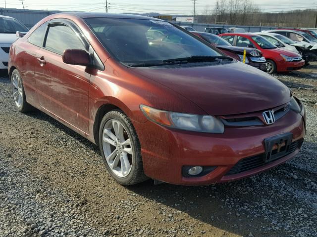 2HGFG21556H712666 - 2006 HONDA CIVIC SI RED photo 1