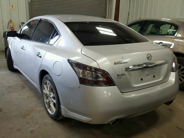 1N4AA5AP5DC846290 - 2013 NISSAN MAXIMA S SILVER photo 3