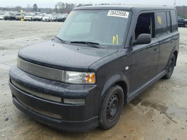 JTLKT334550212579 - 2005 TOYOTA SCION XB BLACK photo 2