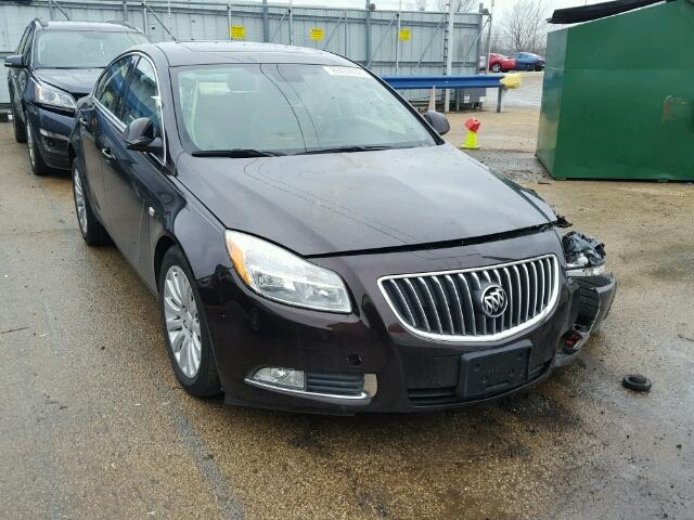 W04GS5EC6B1095423 - 2011 BUICK REGAL CXL BROWN photo 1