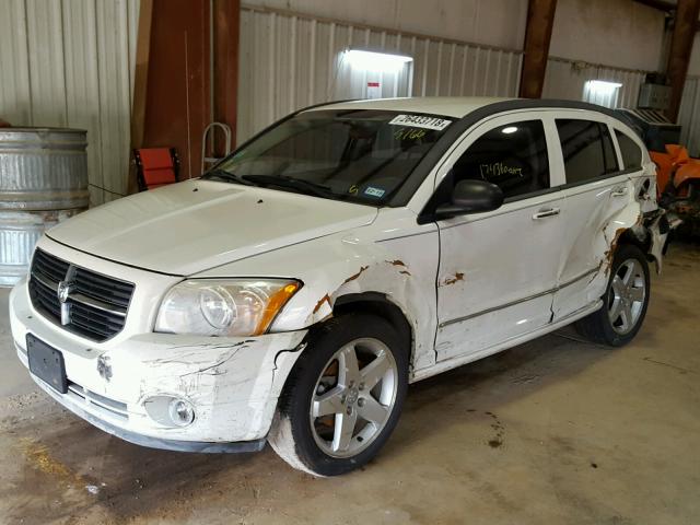 1B3HE78K87D289166 - 2007 DODGE CALIBER R/ WHITE photo 2