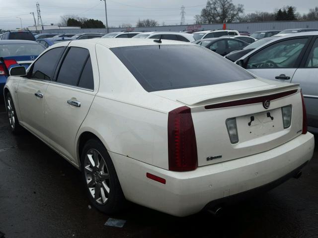 1G6DC67A150156312 - 2005 CADILLAC STS WHITE photo 3