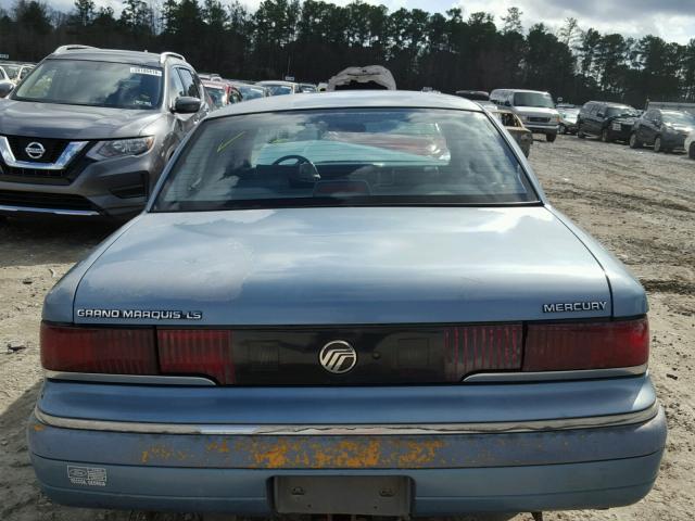 2MELM75W7RX633339 - 1994 MERCURY GRAND MARQ BLUE photo 9