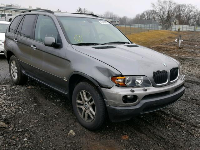 5UXFA13586LY44927 - 2006 BMW X5 3.0I GRAY photo 1