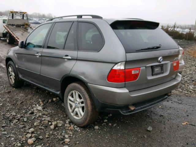 5UXFA13586LY44927 - 2006 BMW X5 3.0I GRAY photo 3