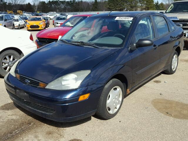 1FAFP33P13W103029 - 2003 FORD FOCUS LX BLUE photo 2