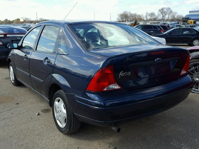 1FAFP33P13W103029 - 2003 FORD FOCUS LX BLUE photo 3