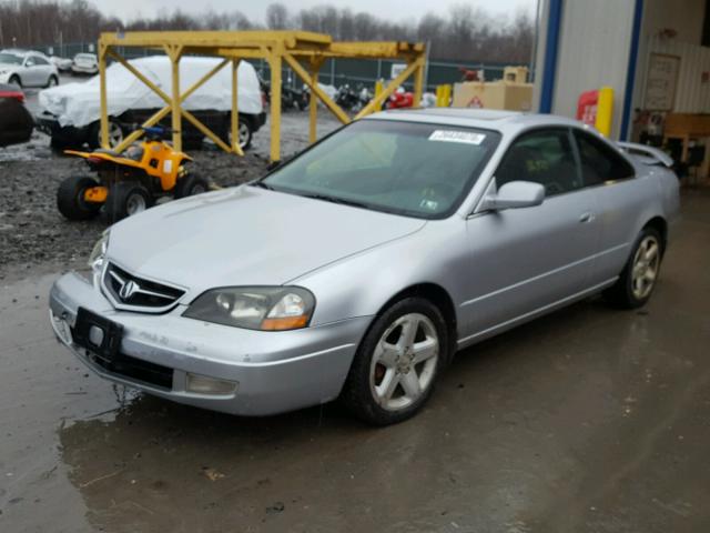 19UYA41653A000327 - 2003 ACURA 3.2CL TYPE SILVER photo 2