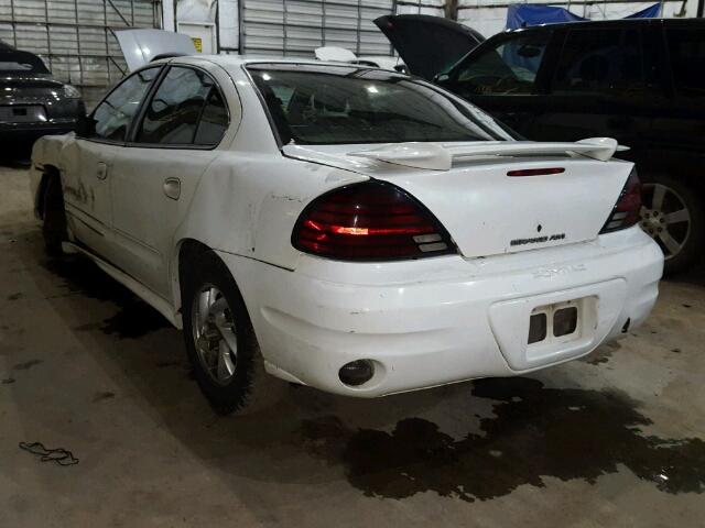 1G2NF52E94C134198 - 2004 PONTIAC GRAND AM S WHITE photo 3