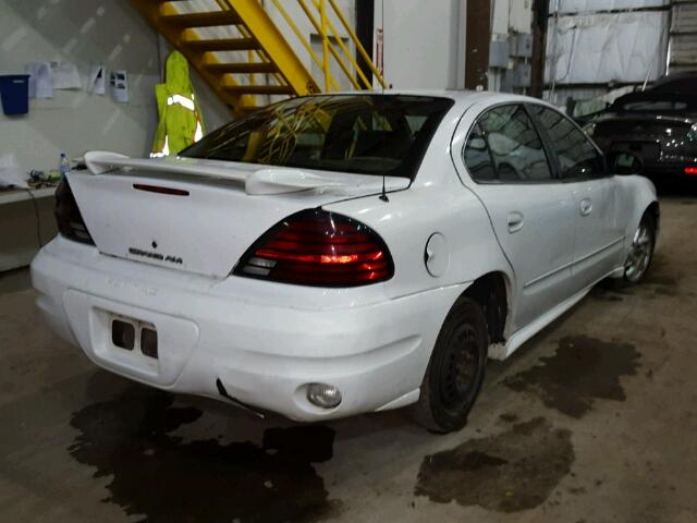 1G2NF52E94C134198 - 2004 PONTIAC GRAND AM S WHITE photo 4