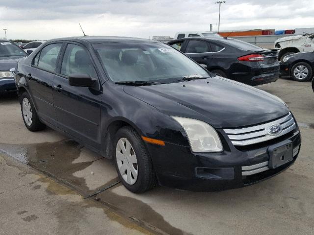 3FAHP06Z58R130412 - 2008 FORD FUSION S BLACK photo 1