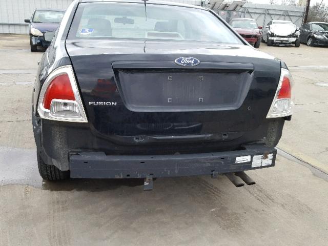 3FAHP06Z58R130412 - 2008 FORD FUSION S BLACK photo 9