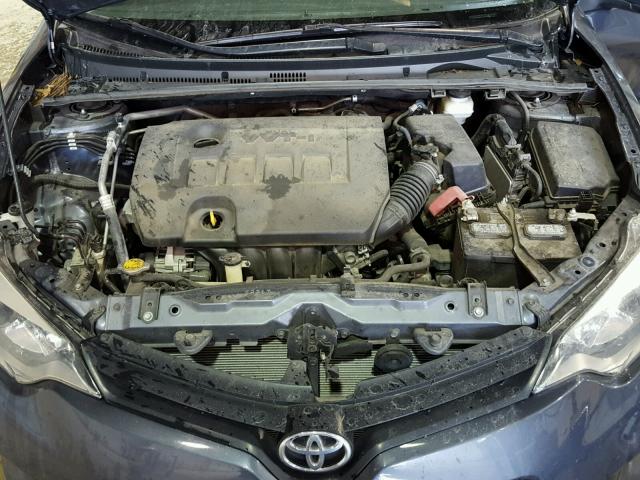 5YFBURHE5FP257848 - 2015 TOYOTA COROLLA L BLUE photo 7