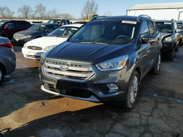 1FMCU0JDXHUB40043 - 2017 FORD ESCAPE TIT GRAY photo 2