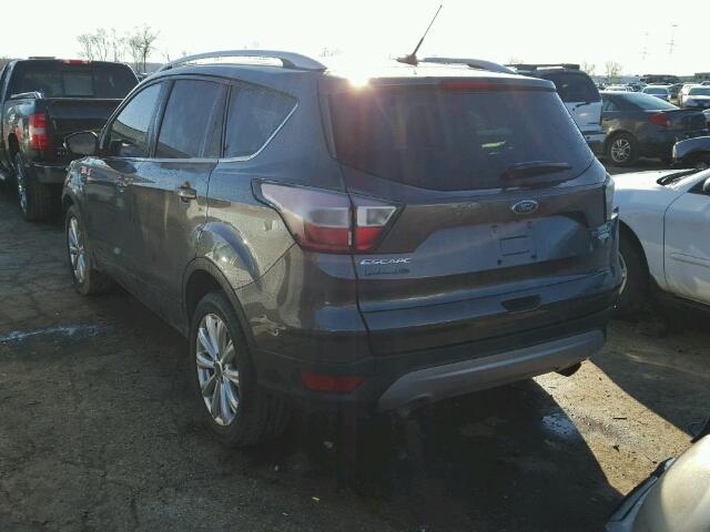 1FMCU0JDXHUB40043 - 2017 FORD ESCAPE TIT GRAY photo 3