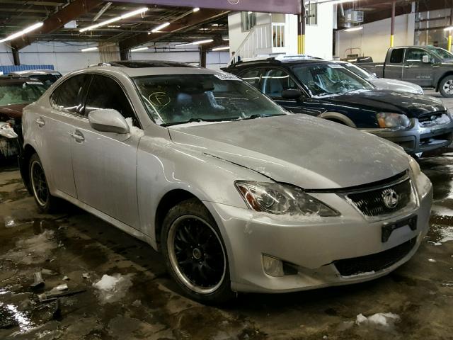 JTHCK262472019417 - 2007 LEXUS IS 250 SILVER photo 1