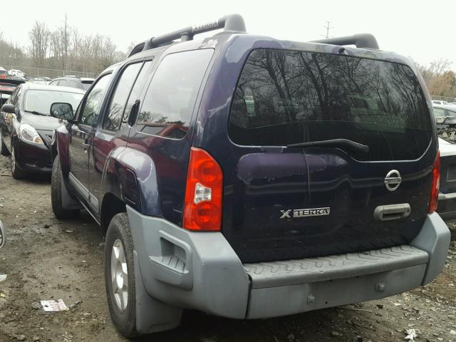 5N1AN08U06C558723 - 2006 NISSAN XTERRA OFF BLUE photo 3