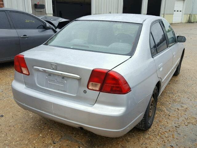 2HGES25701H601263 - 2001 HONDA CIVIC EX SILVER photo 4