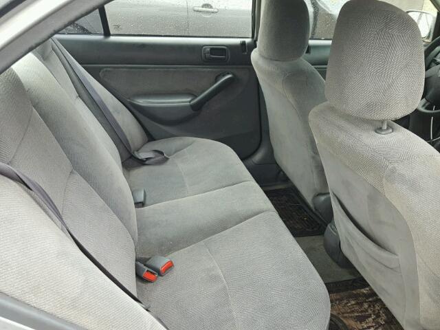 2HGES25701H601263 - 2001 HONDA CIVIC EX ვერცხლისფერი ფოტო 6