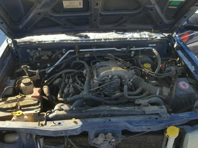 5N1ED28Y91C583762 - 2001 NISSAN XTERRA XE BLUE photo 7